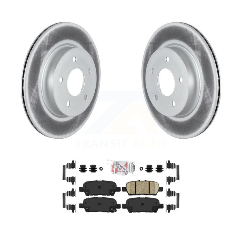 Transit Auto KGA-103501 Disc Brake Kit for 2017-2019 Nissan Rogue Sport, Nissan LEAF, Nissan Qashqai - Rear