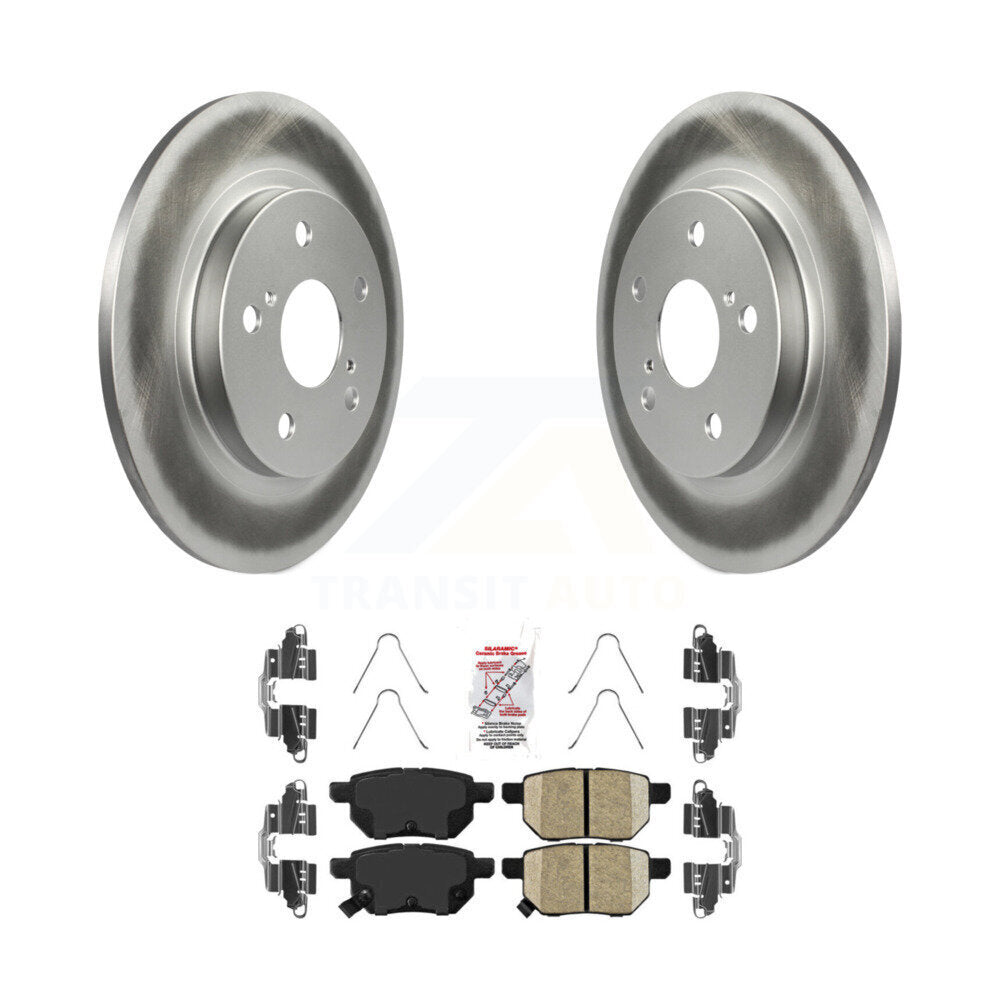 Transit Auto KGA-103504 Disc Brake Kit for 2008-2018 Toyota Corolla iM, Scion iM and More - Rear