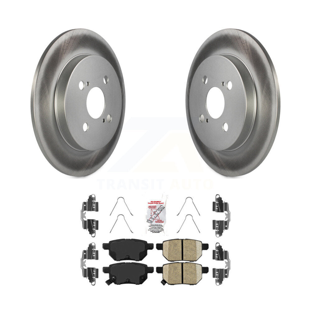 Transit Auto KGA-103505 Disc Brake Kit for 2012-2018 Toyota Yaris - Rear