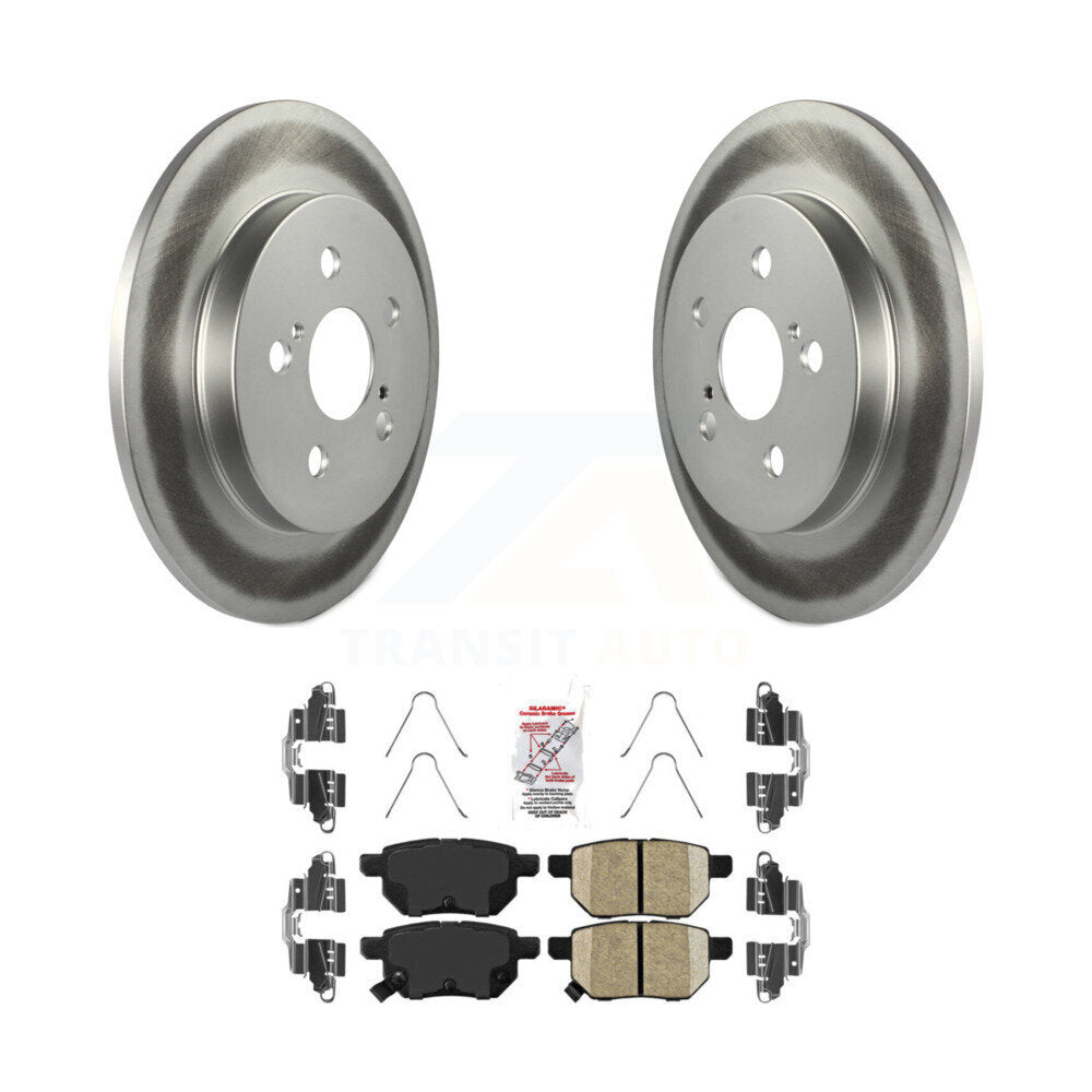 Transit Auto KGA-103507 Disc Brake Kit for 2009-2022 Toyota Corolla, Toyota Prius AWD-e and More - Rear