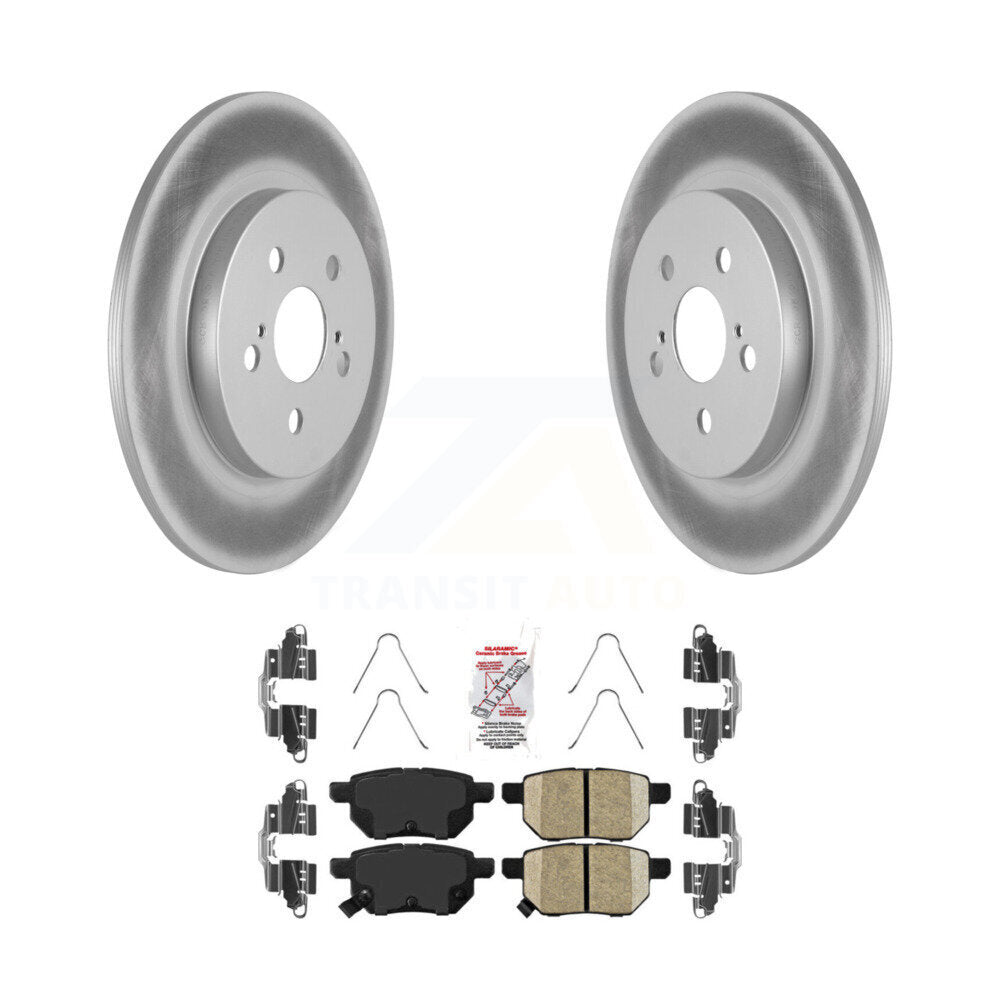 Transit Auto KGA-103513 Disc Brake Kit for 2011-2017 Lexus CT200h - Rear