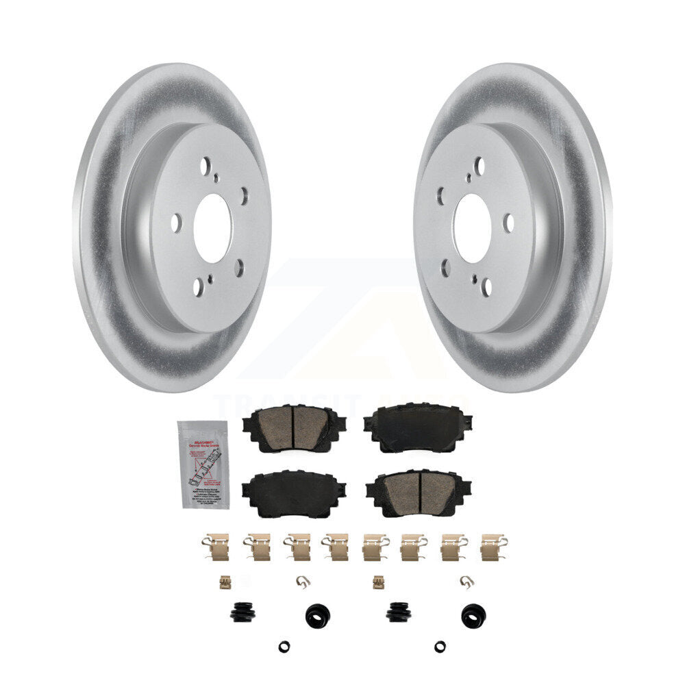 Transit Auto KGA-103520 Disc Brake Kit for 2019-2024 Toyota Corolla - Rear