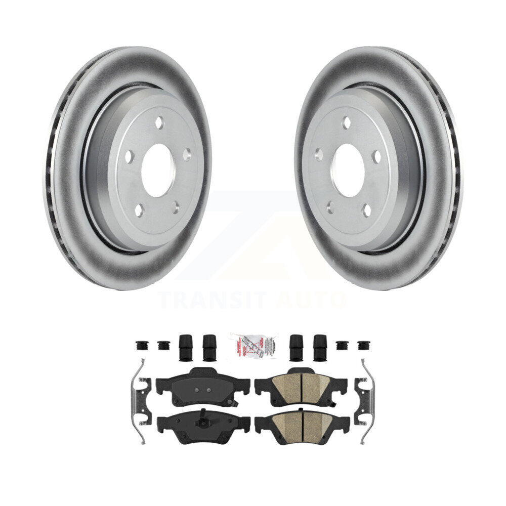 Transit Auto KGA-103638 Disc Brake Kit for 2011-2022 Jeep Grand Cherokee WK, Dodge Durango, Jeep Grand Cherokee - Rear