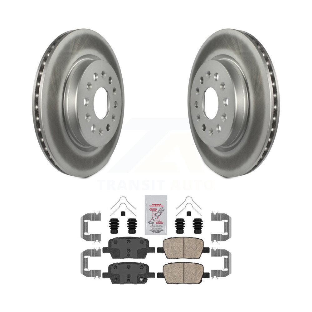 Transit Auto KGA-103654 Disc Brake Kit for 2017-2020 Cadillac XT6, Chevrolet Traverse and More - Rear