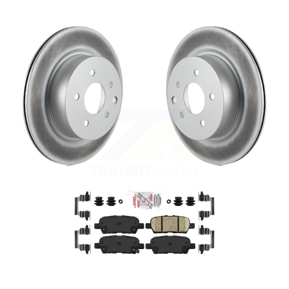 Transit Auto KGA-103670 Disc Brake Kit for 2005-2022 Nissan Maxima, INFINITI Q40 and More - Rear