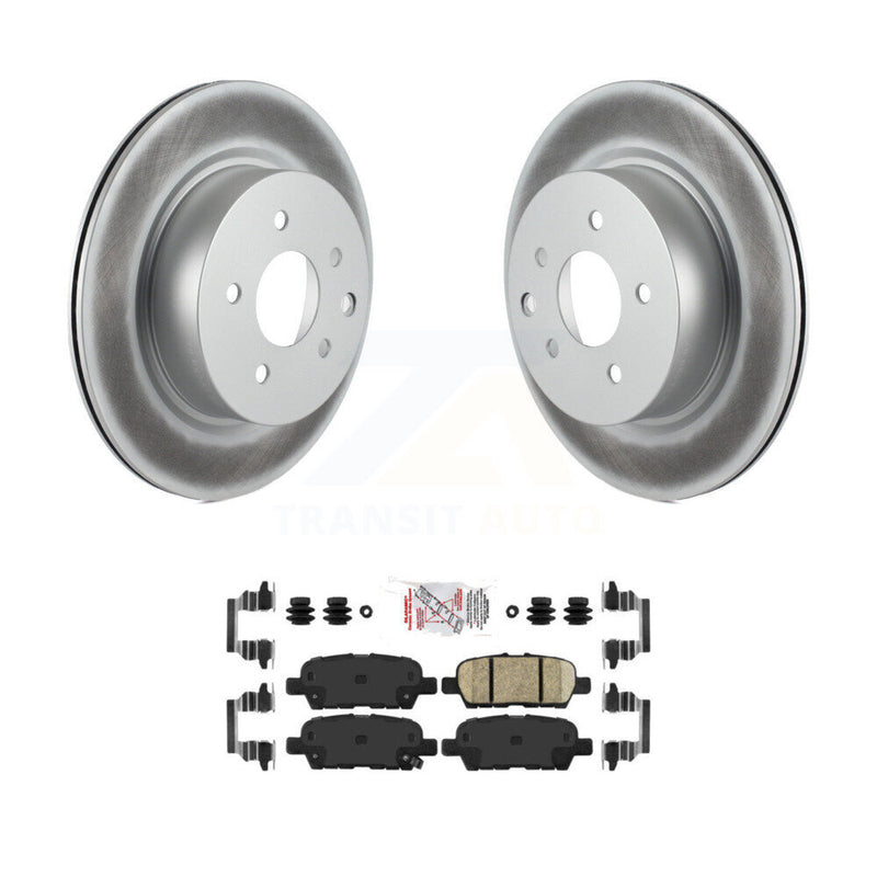 Transit Auto KGA-103670 Disc Brake Kit for 2005-2022 Nissan Maxima, INFINITI Q40 and More - Rear