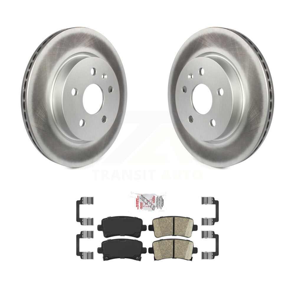 Transit Auto KGA-103679 Disc Brake Kit for 2010-2020 Cadillac XTS, Chevrolet Malibu Limited and More - Rear