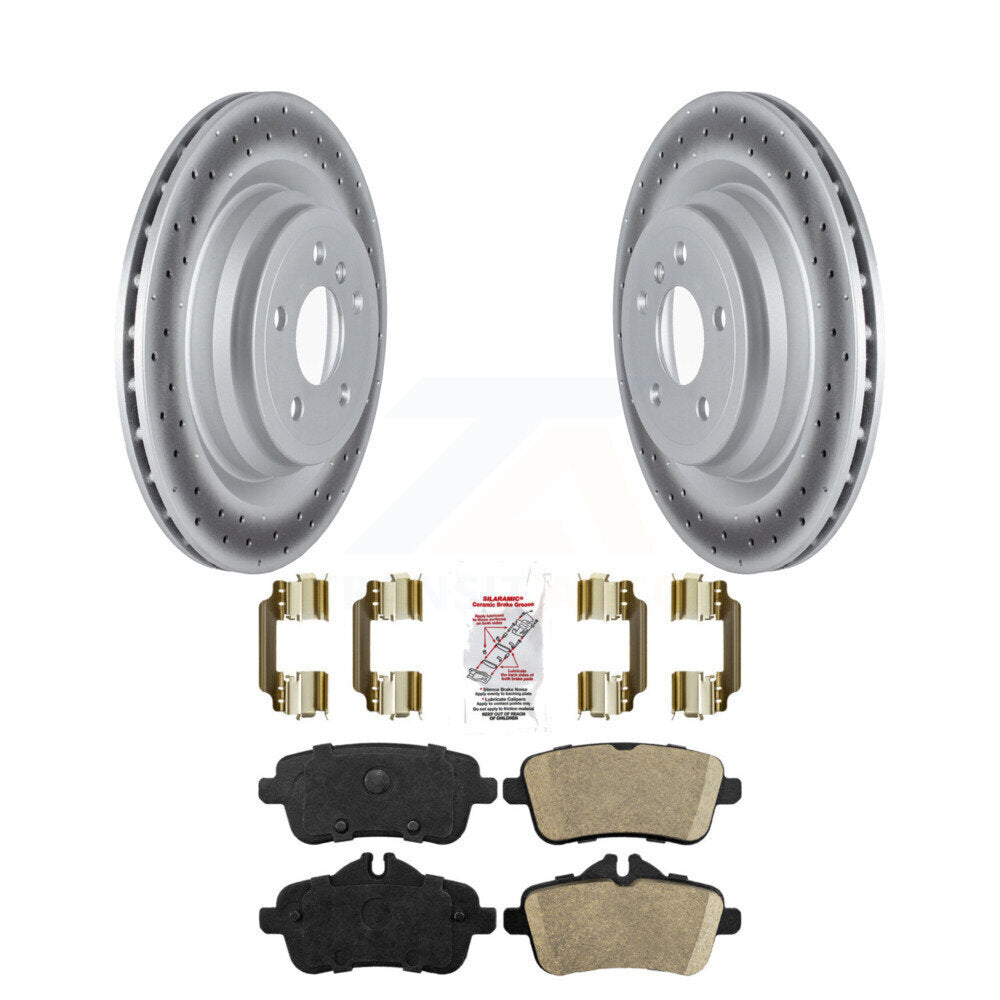 Transit Auto KGA-103688 Disc Brake Kit for 2013-2019 Mercedes-Benz GLE43 AMG, Mercedes-Benz GLE300d and More - Rear