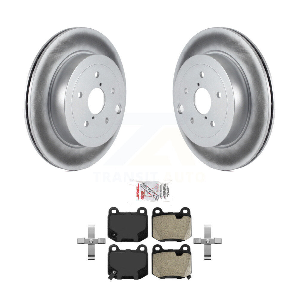 Transit Auto KGA-103734 Disc Brake Kit for 2008-2017 Subaru WRX STI, Subaru Impreza - Rear