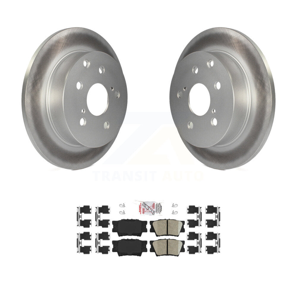 Transit Auto KGA-103755 Disc Brake Kit for 2006-2018 Lexus HS250h, Toyota RAV4 - Rear
