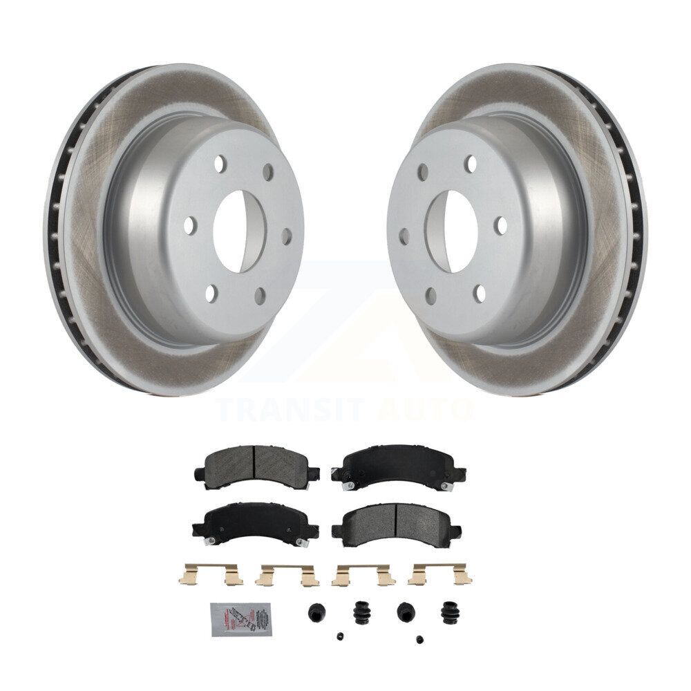 Transit Auto KGA-103762 Disc Brake Kit for 2002-2014 Cadillac Escalade, Chevrolet Avalanche 1500 and More - Rear