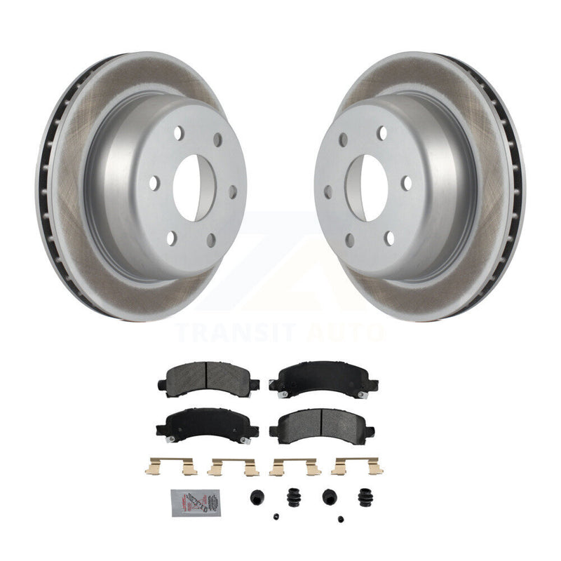 Transit Auto KGA-103762 Disc Brake Kit for 2002-2014 Cadillac Escalade, Chevrolet Avalanche 1500 and More - Rear