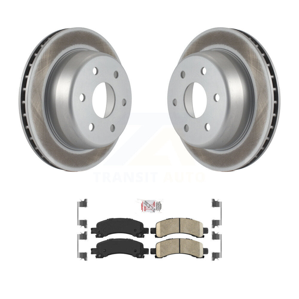 Transit Auto KGA-103763 Disc Brake Kit for 2002-2014 Cadillac Escalade, Chevrolet Avalanche 1500 and More - Rear