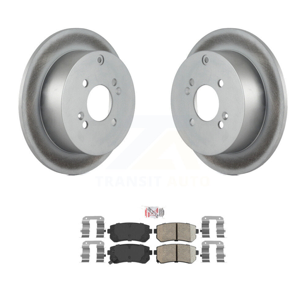 Transit Auto KGA-103814 Disc Brake Kit for 2006-2010 Hyundai Accent, Kia Rio, Kia Rio5 - Rear