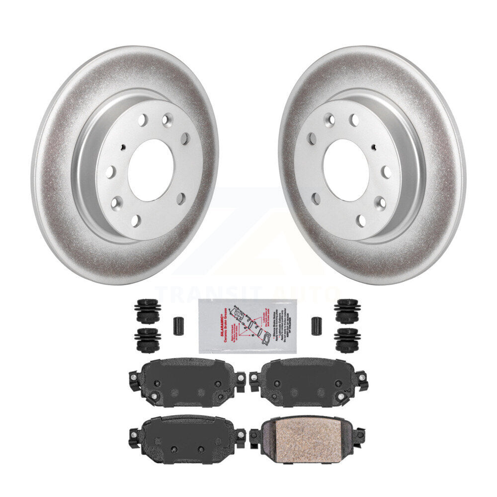 Transit Auto KGA-103869 Disc Brake Kit for 2017-2022 Mazda CX-3, Mazda 3, Mazda 3 Sport - Rear
