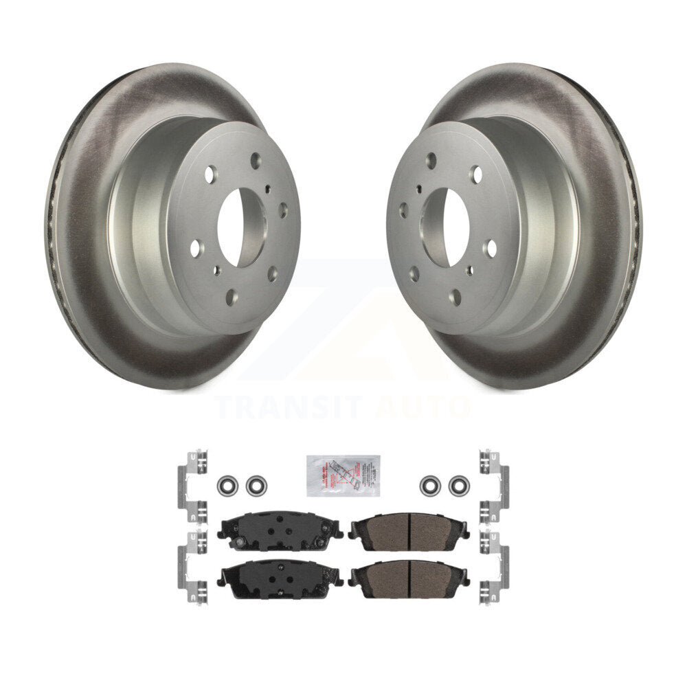 Transit Auto KGA-103872 Disc Brake Kit for 2014-2020 Chevrolet Suburban, Chevrolet Silverado 1500 and More - Rear