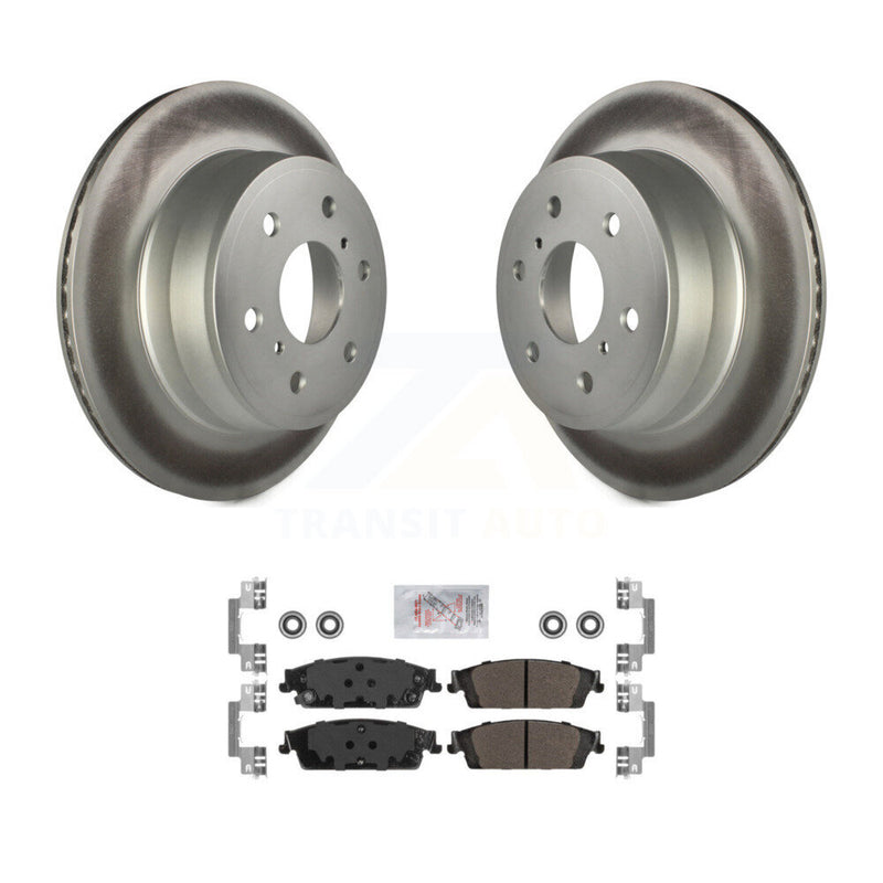 Transit Auto KGA-103872 Disc Brake Kit for 2014-2020 Chevrolet Suburban, Chevrolet Silverado 1500 and More - Rear