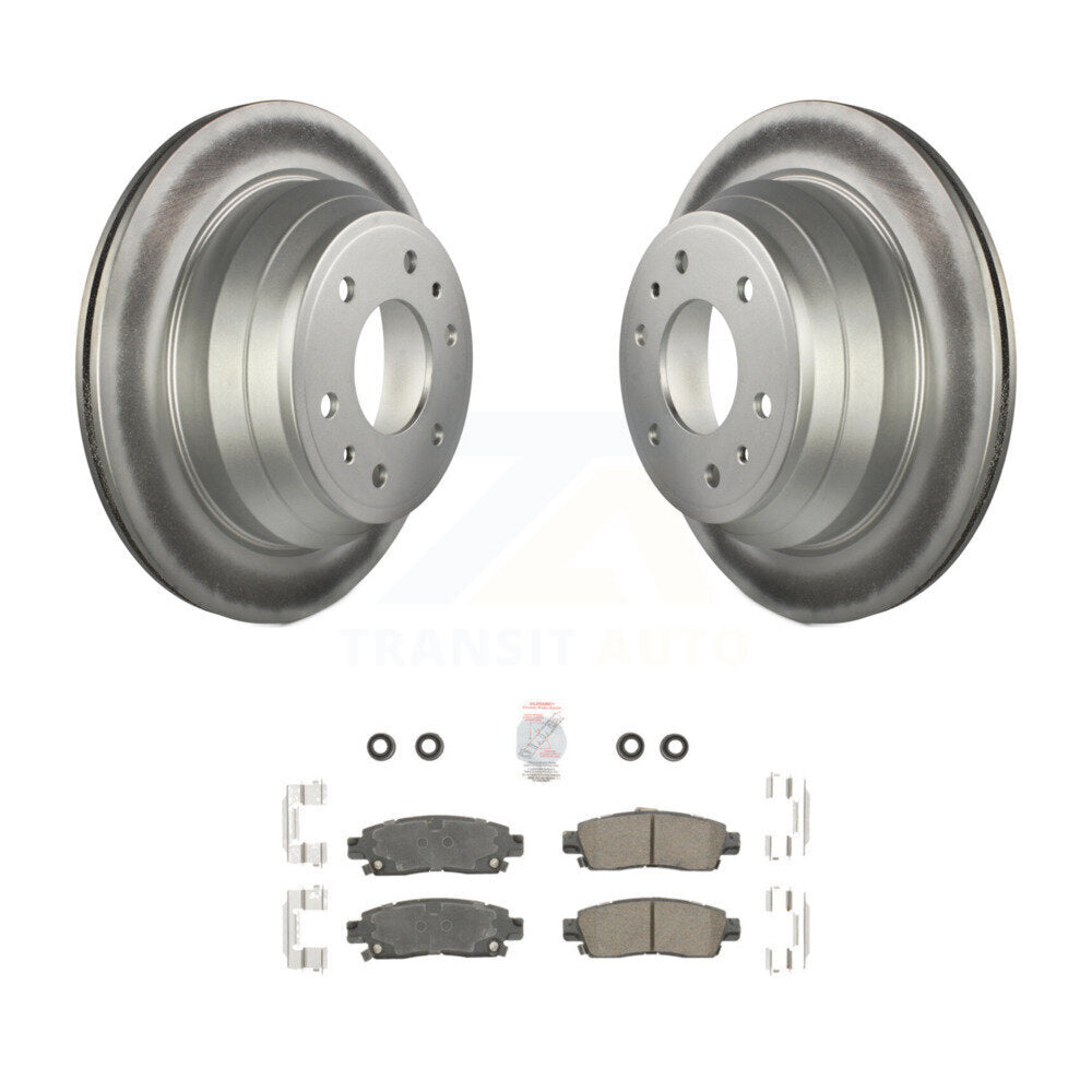 Transit Auto KGA-103880 Disc Brake Kit for 2002-2009 Saab 9-7x, Buick Rainier and More - Rear