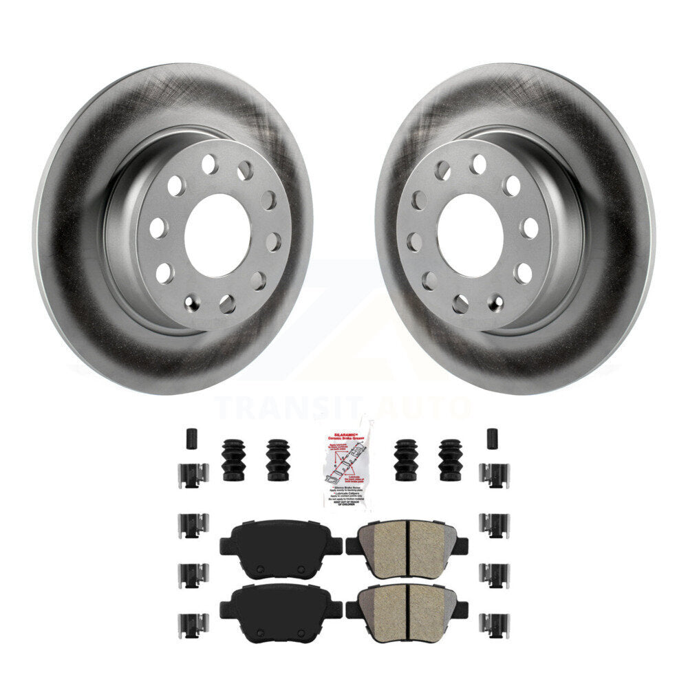 Transit Auto KGA-103882 Disc Brake Kit for 2009-2019 Volkswagen GTI, Volkswagen Beetle and More - Rear