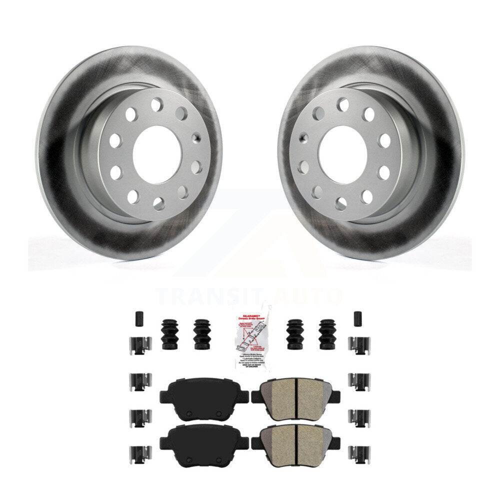 Transit Auto KGA-103884 Disc Brake Kit for 2010-2018 Volkswagen Jetta, Volkswagen GTI and More - Rear