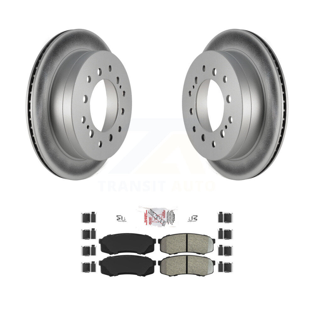 Transit Auto KGA-103902 Disc Brake Kit for 2001-2009 Toyota FJ Cruiser, Lexus GX470 and More - Rear