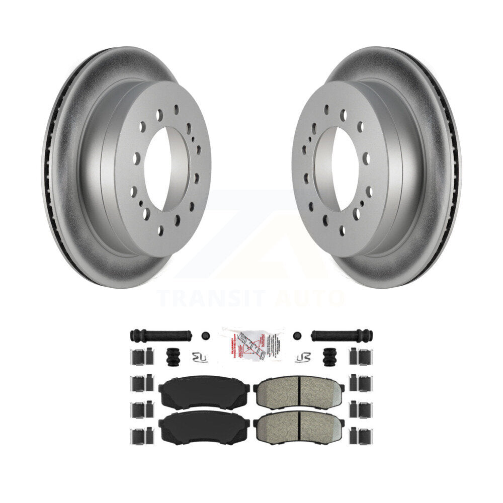 Transit Auto KGA-103903 Disc Brake Kit for 2001-2009 Toyota FJ Cruiser, Lexus GX470 and More - Rear