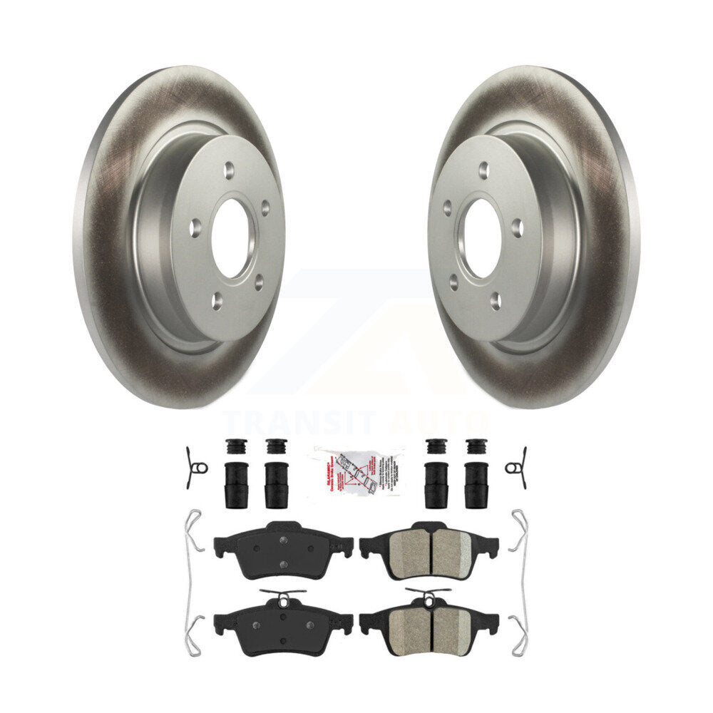 Transit Auto KGA-103924 Disc Brake Kit for 2004-2013 Volvo C30, Volvo C70 and More - Rear