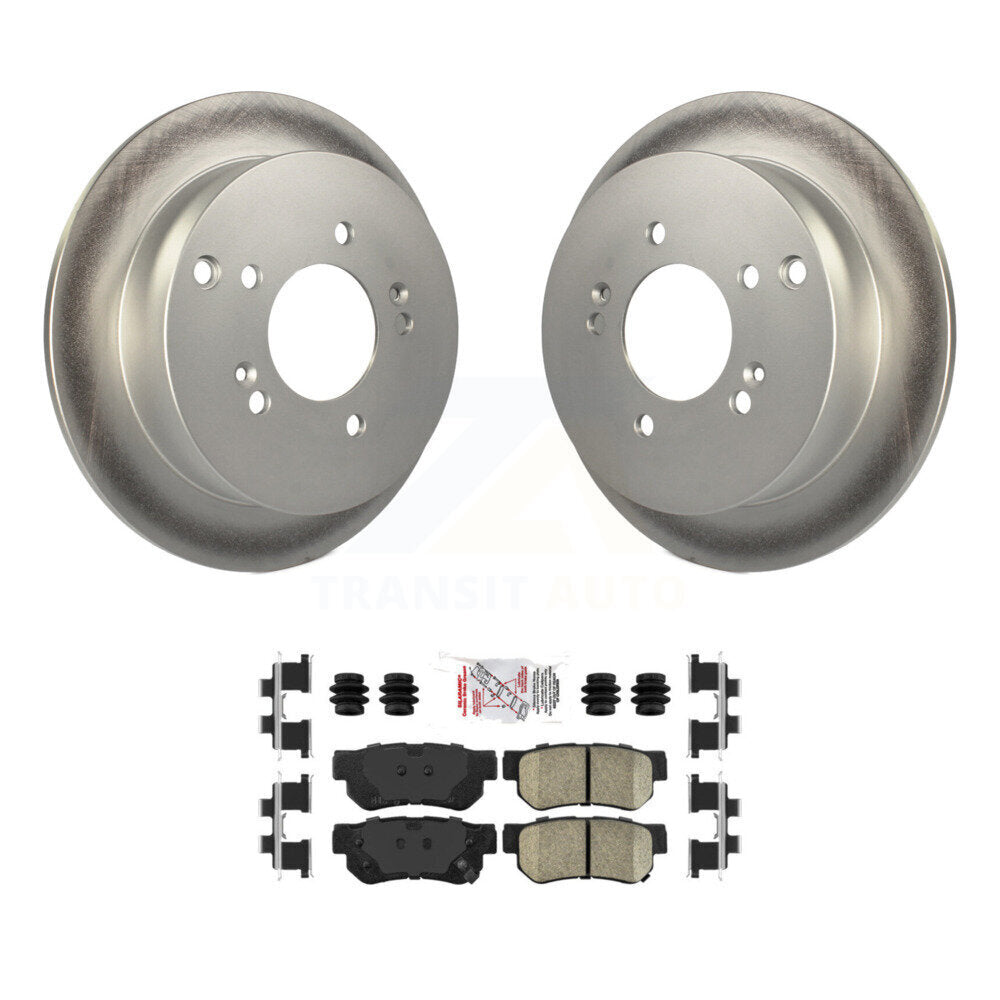 Transit Auto KGA-103954 Disc Brake Kit for 2001-2010 Hyundai Tucson, Kia Sportage, Hyundai Santa Fe - Rear