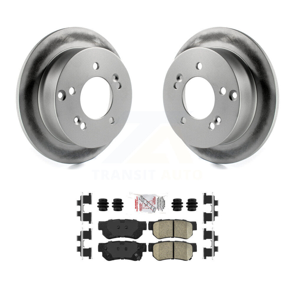 Transit Auto KGA-103958 Disc Brake Kit for 2001-2010 Hyundai Sonata, Kia Magentis and More - Rear