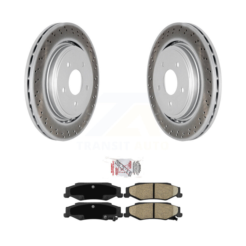 Transit Auto KGA-103967 Disc Brake Kit for 2005-2013 Cadillac XLR, Chevrolet Corvette - Rear