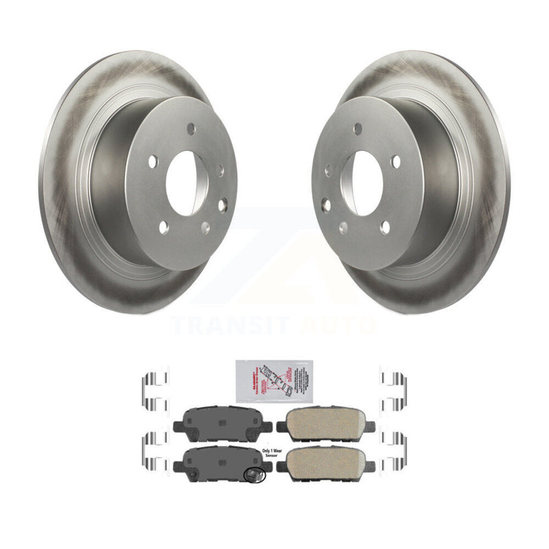 Transit Auto KGA-104057 Disc Brake Kit for 2002-2023 Nissan Altima, Nissan Juke and More - Rear