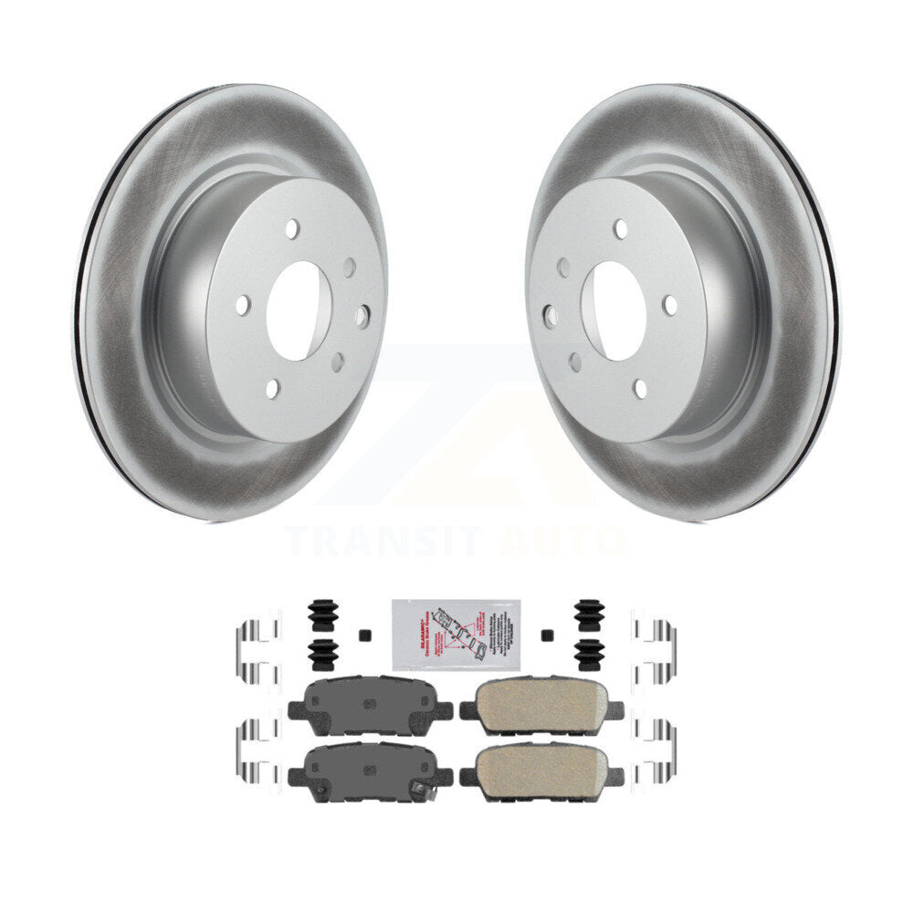 Transit Auto KGA-104058 Disc Brake Kit for 2005-2022 Nissan Maxima, INFINITI Q40 and More - Rear