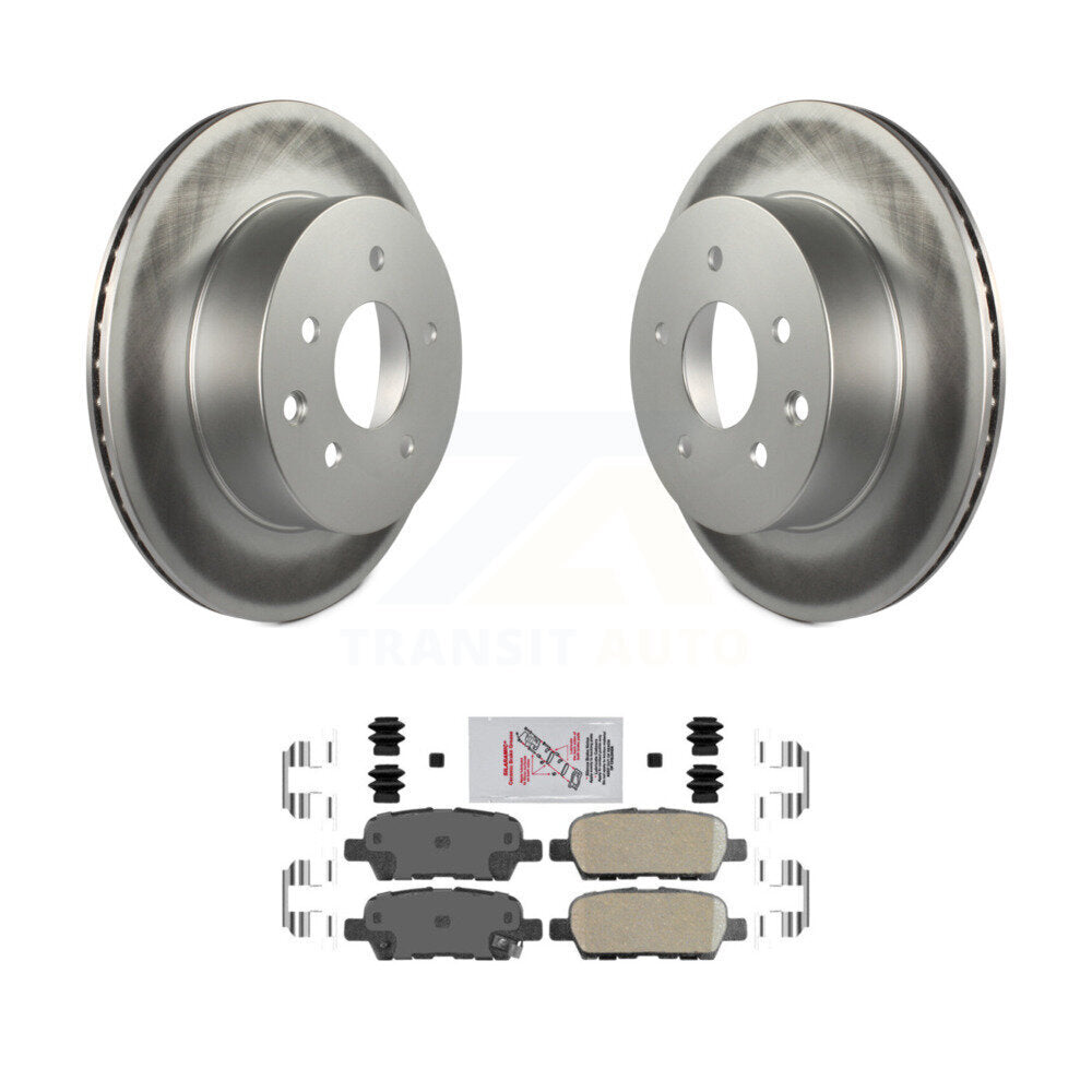 Transit Auto KGA-104059 Disc Brake Kit for 2003-2023 Nissan LEAF, Nissan Rogue Sport and More - Rear