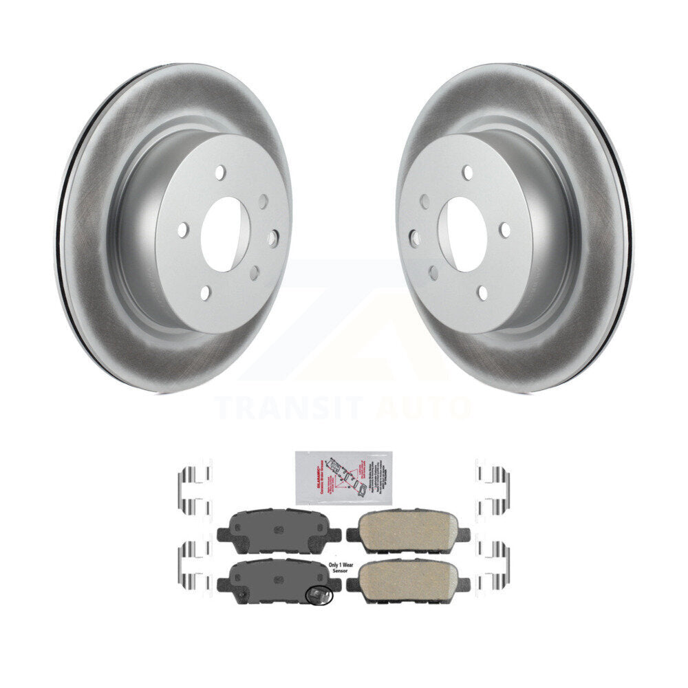 Transit Auto KGA-104060 Disc Brake Kit for 2005-2022 Nissan Maxima, INFINITI Q40 and More - Rear