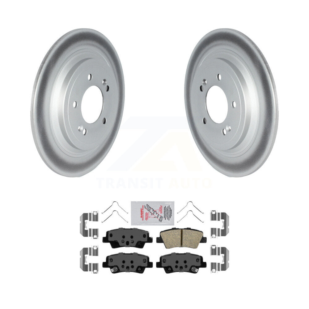 Transit Auto KGA-104129 Disc Brake Kit for 2017-2022 Hyundai Nexo, Hyundai Tucson, Kia Sportage - Rear