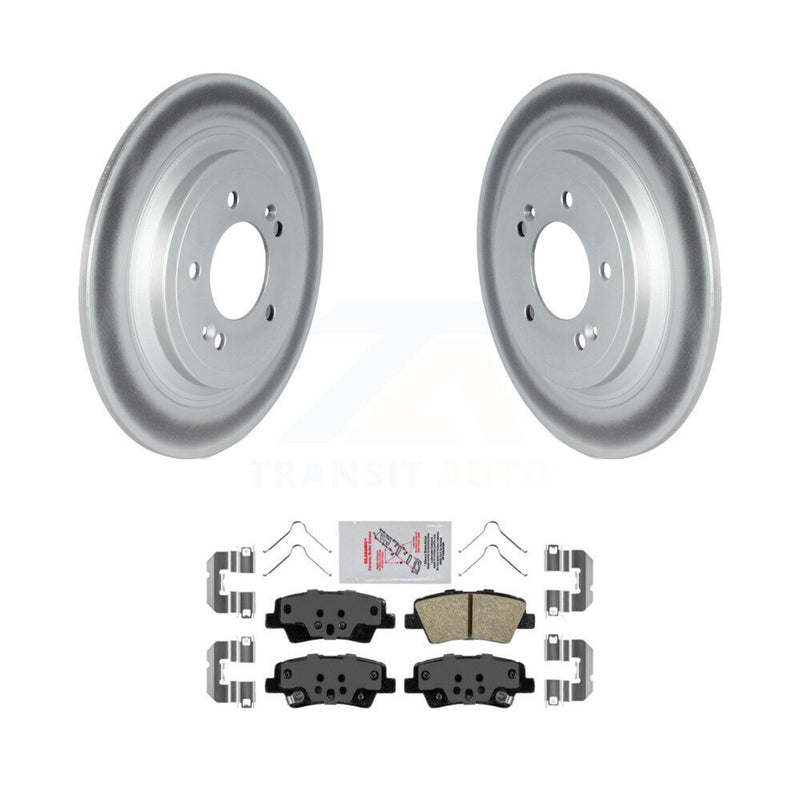 Transit Auto KGA-104129 Disc Brake Kit for 2017-2022 Hyundai Nexo, Hyundai Tucson, Kia Sportage - Rear
