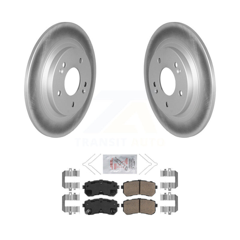 Transit Auto KGA-104167 Disc Brake Kit for 2018-2024 Hyundai Kona, Kia Seltos - Rear