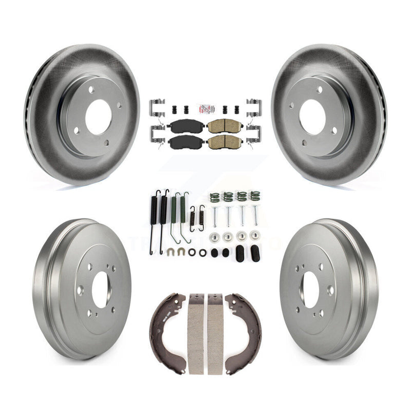 Transit Auto KGA-104174 Disc Brake Kit for 2007-2014 Nissan Cube, Nissan Sentra - Front and Rear