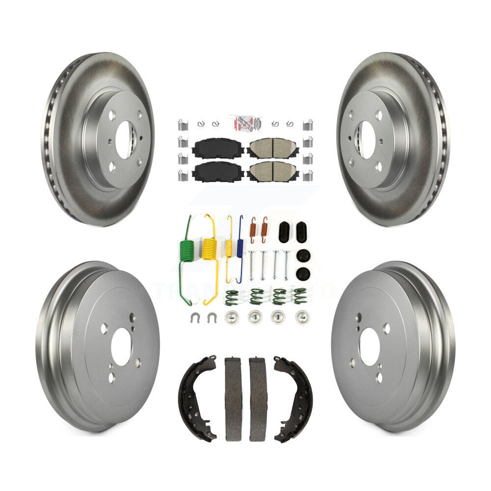 Transit Auto KGA-104178 Disc Brake Kit for 2006-2014 Toyota Yaris - Front and Rear