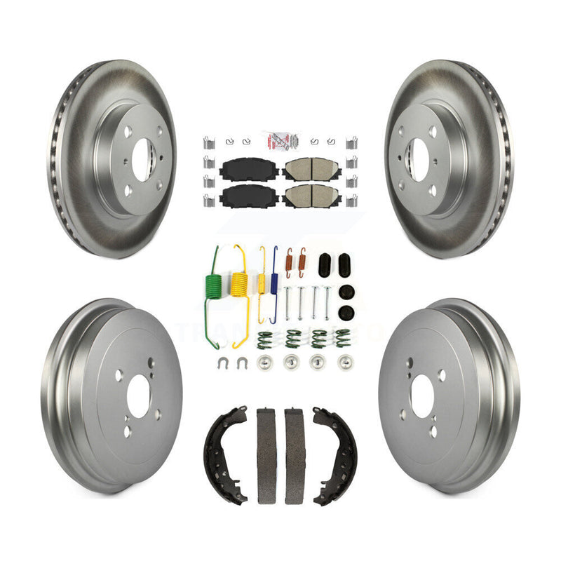 Transit Auto KGA-104178 Disc Brake Kit for 2006-2014 Toyota Yaris - Front and Rear