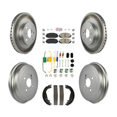 Transit Auto KGA-104179 Disc Brake Kit for 2006-2014 Toyota Yaris - Front and Rear