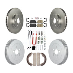 Transit Auto KGA-104185 Disc Brake Kit for 2003-2008 Toyota Matrix, Pontiac Vibe - Front and Rear
