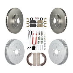 Transit Auto KGA-104186 Disc Brake Kit for 2003-2008 Toyota Matrix, Pontiac Vibe - Front and Rear