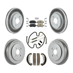 Transit Auto KGA-104187 Disc Brake Kit for 2003-2008 Pontiac G5, Chevrolet Cobalt and More - Front and Rear