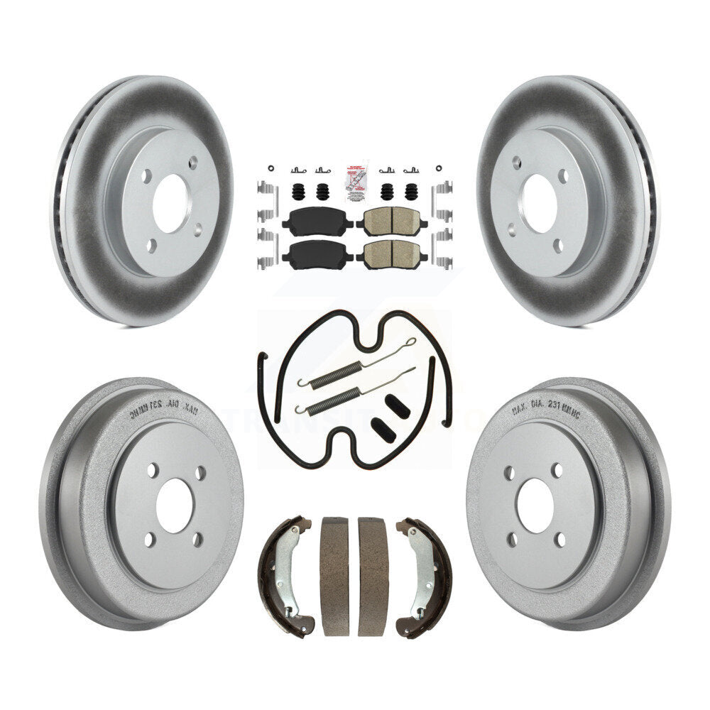 Transit Auto KGA-104188 Disc Brake Kit for 2003-2008 Pontiac G5, Chevrolet Cobalt and More - Front and Rear