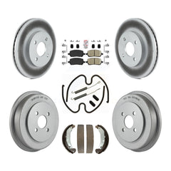 Transit Auto KGA-104188 Disc Brake Kit for 2003-2008 Pontiac G5, Chevrolet Cobalt and More - Front and Rear