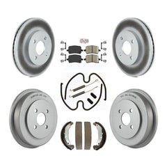 Transit Auto KGA-104190 Disc Brake Kit for 2007-2008 Pontiac G5 - Front and Rear