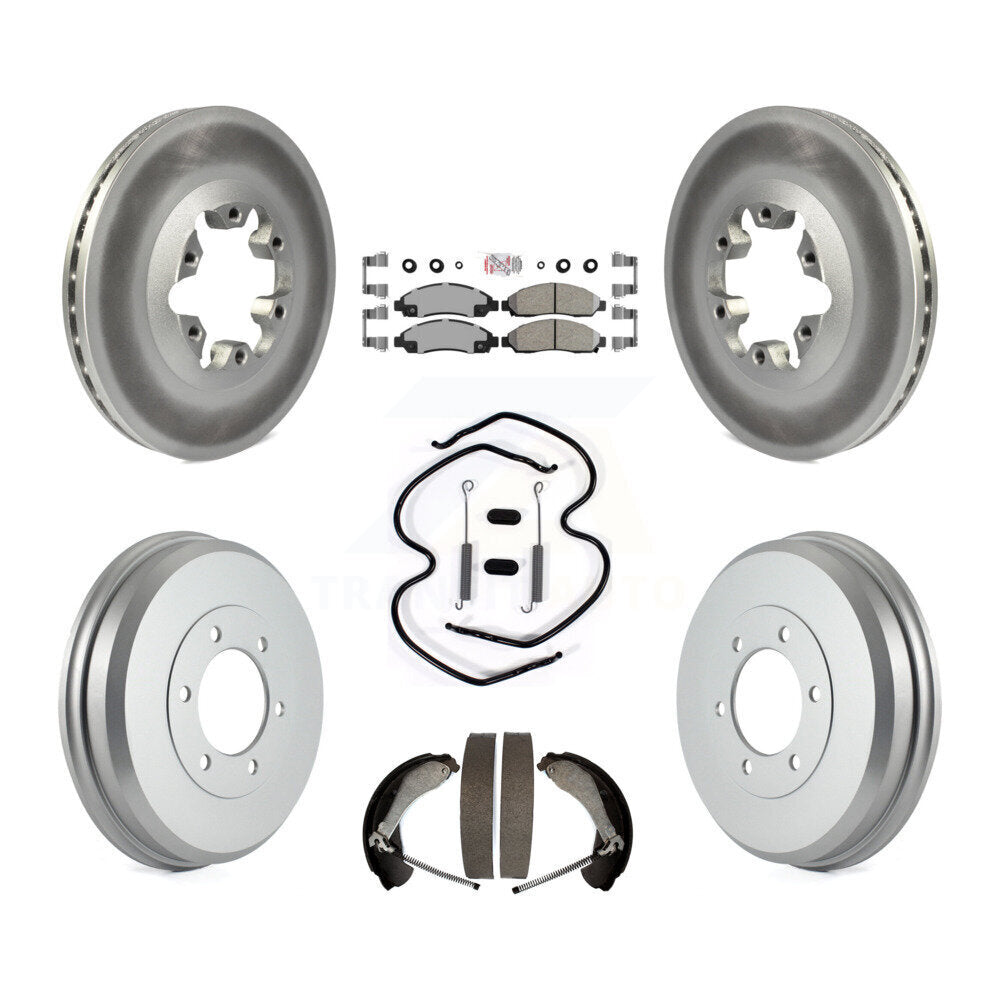 Transit Auto KGA-104195 Disc Brake Kit for 2004-2008 Isuzu i-290, Isuzu i-370 and More - Front and Rear
