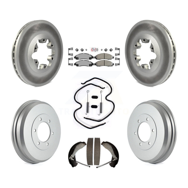 Transit Auto KGA-104195 Disc Brake Kit for 2004-2008 Isuzu i-290, Isuzu i-370 and More - Front and Rear