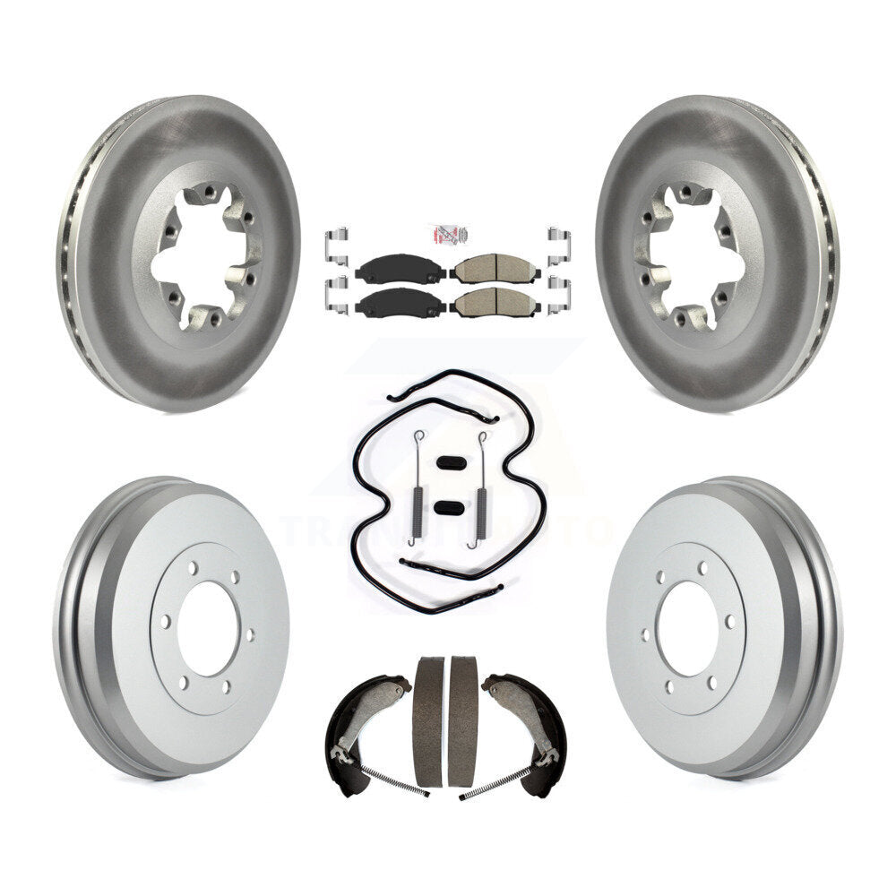 Transit Auto KGA-104196 Disc Brake Kit for 2004-2008 Isuzu i-290, Isuzu i-370 and More - Front and Rear